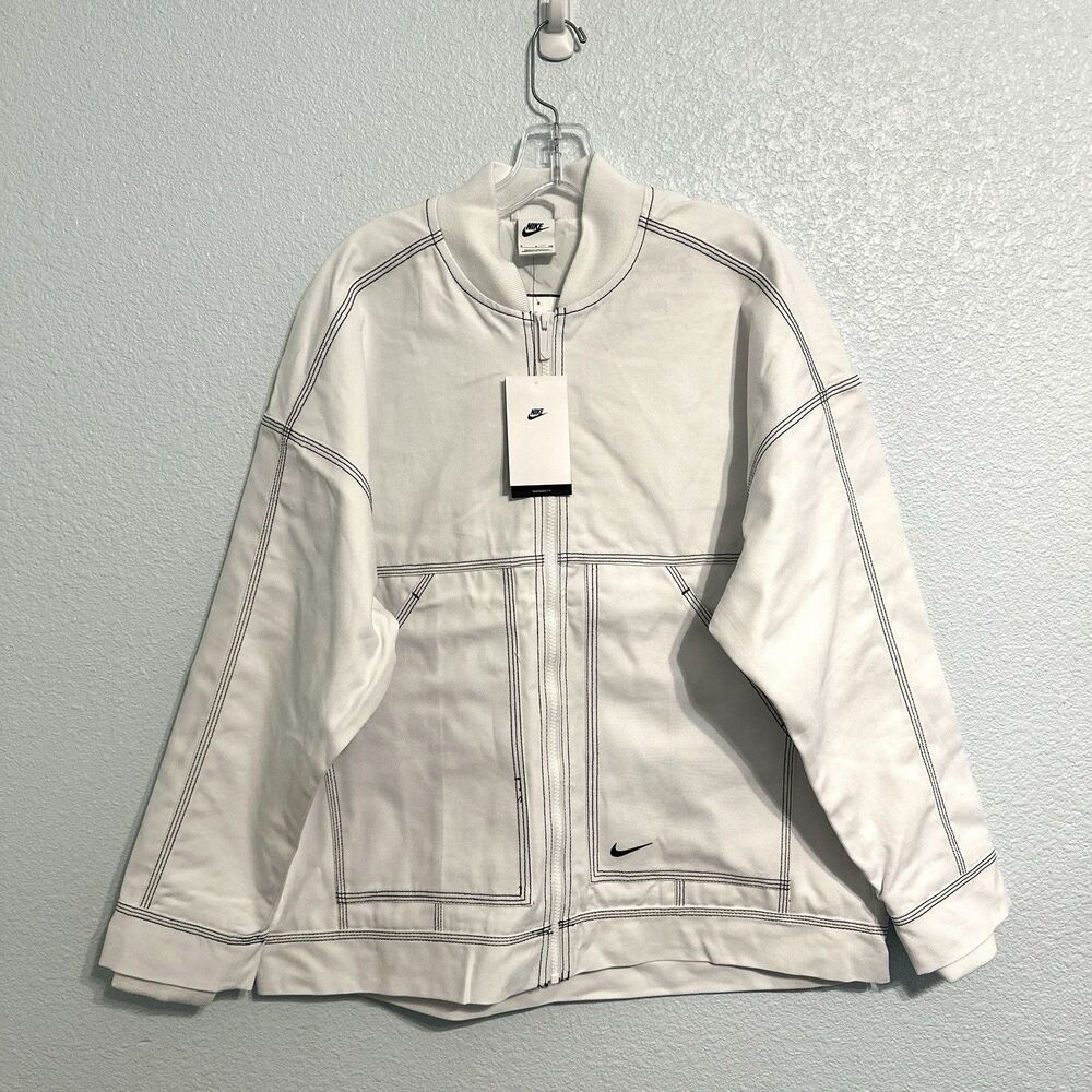 Nike Sportswear Women's Small Oversized Graphic Cargo Jacket  IB2037-121 New